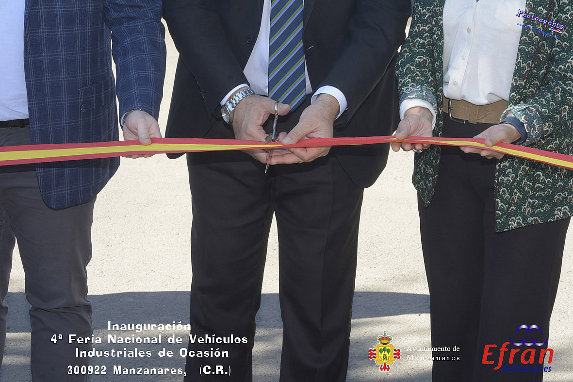 Inauguración 4ª Feria Nacional de Vehículos Industriales de Ocasión 2022 en Manzanares 